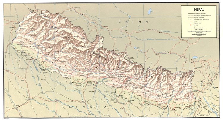 nepal map